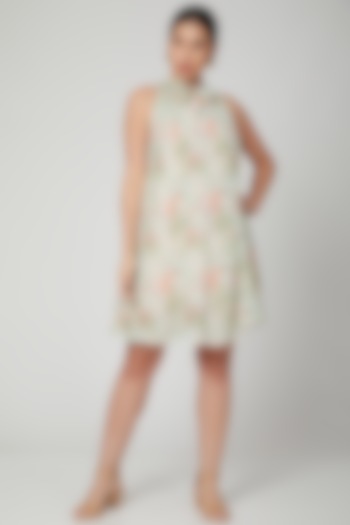Mint Green Floral Embroidered Summer Dress by Meadow at Pernia's Pop Up Shop