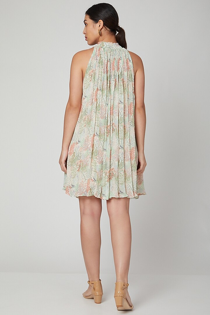 Mint Green Floral Embroidered Summer Dress by Meadow at Pernia's Pop Up Shop