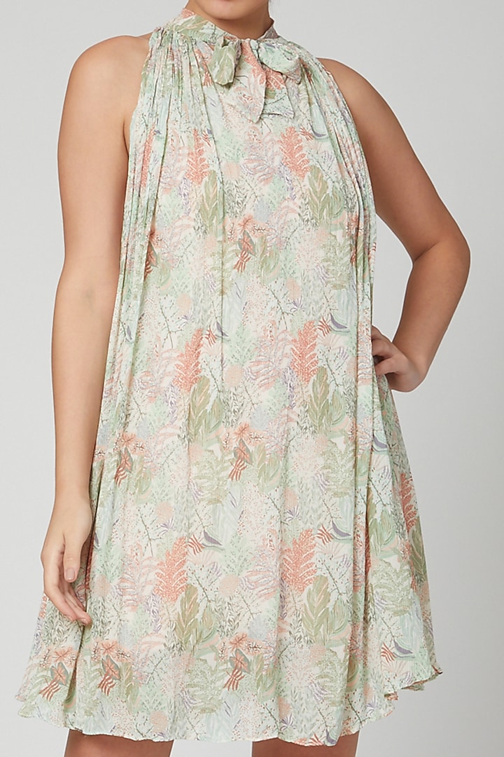 Mint Green Floral Embroidered Summer Dress by Meadow at Pernia's Pop Up Shop