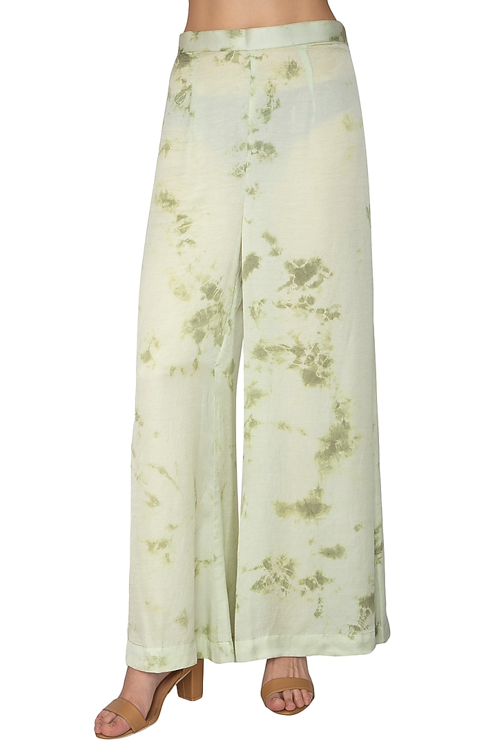 Mint Green Tie-Dye Pants With Tunic & Inner by Meadow at Pernia's Pop Up Shop