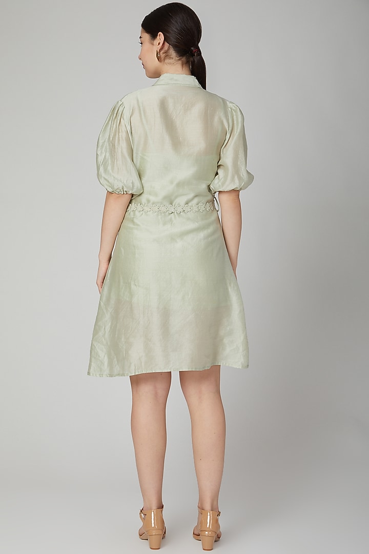 Dandelion Green Embroidered Summer Dress by Meadow at Pernia's Pop Up Shop