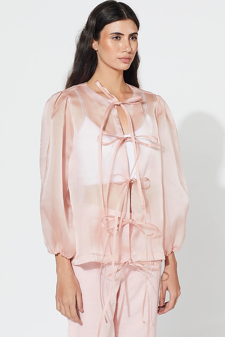 Blush Pink Jacket Set by Meadow at Pernia's Pop Up Shop