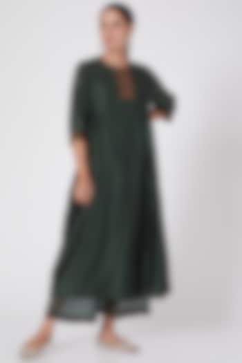 Green Handwoven Tunic by Medha
