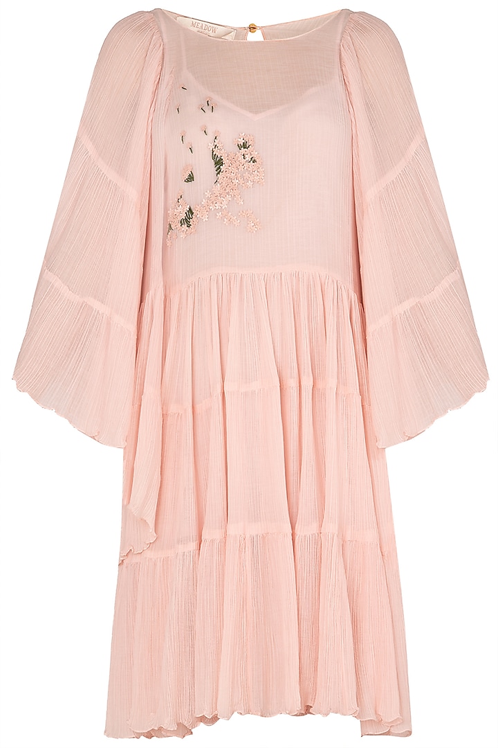 Blossom Pink Knee Length Dress by Meadow
