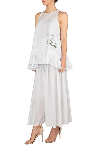 Serene Blue Lace Top by Meadow