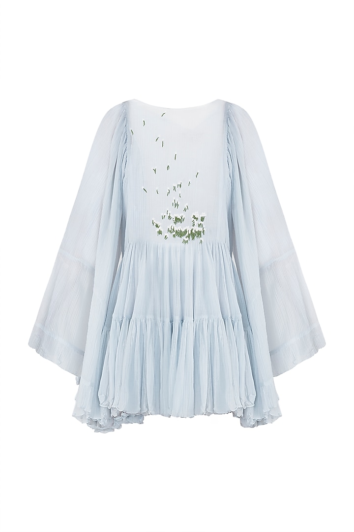 Blue dandelion summer dress by Meadow