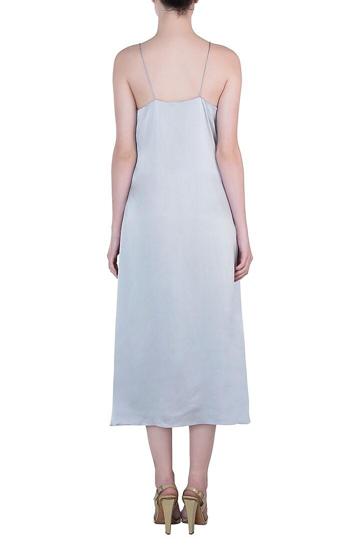 Dusty blue slip Summer Dress by Meadow at Pernia's Pop Up Shop