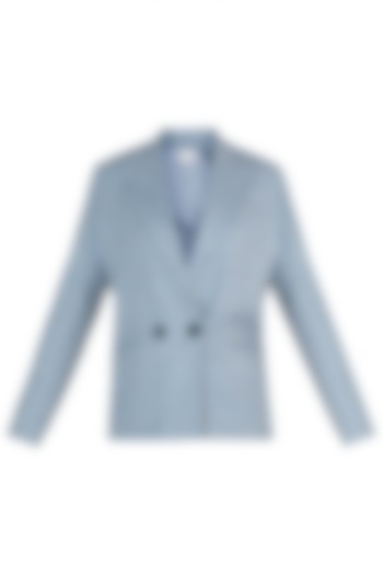 Powder blue tailored jacket by Meadow