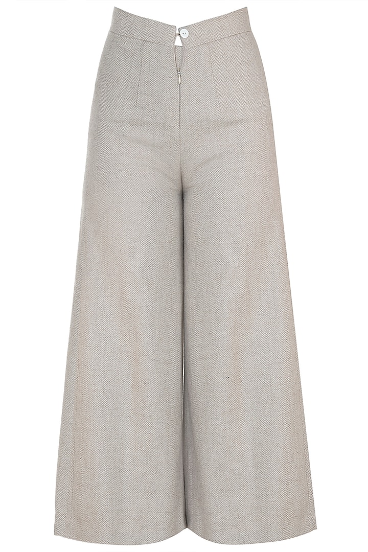 Hazelnut beige culotte pants Design by Meadow at Pernia's Pop Up Shop 2023