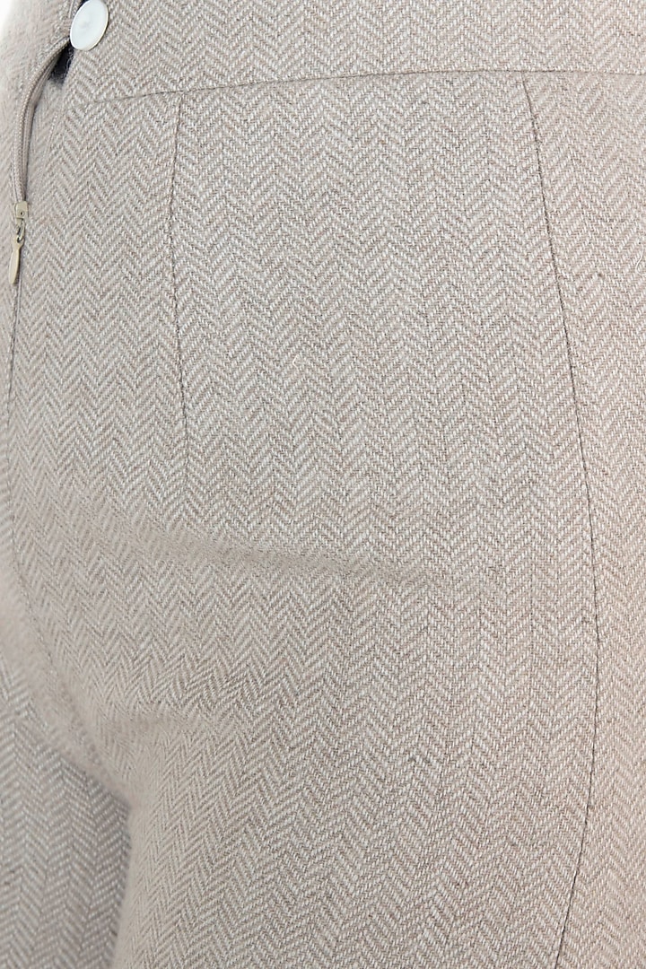Hazelnut beige culotte pants by Meadow at Pernia's Pop Up Shop