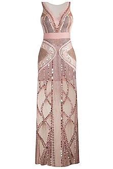 Blush Pink Embellished Gown Design by Gavin Miguel at Pernia's Pop Up ...