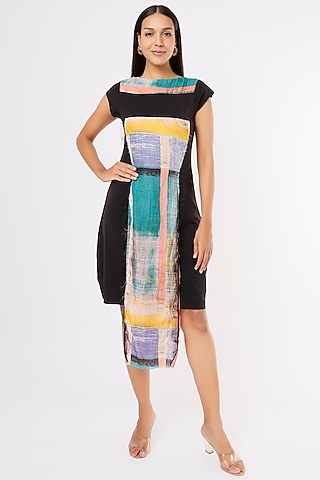 Black Printed Dress by Megha Garg
