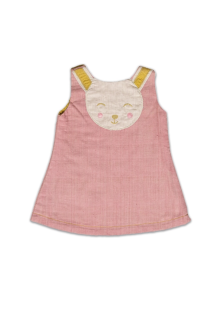 Blossom Pink Embroidered Frock For Girls by Mhysa Clothing ( TM ) at Pernia's Pop Up Shop