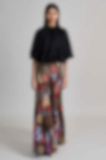 Black Organza Co-Ord Set by Mishru at Pernia's Pop Up Shop