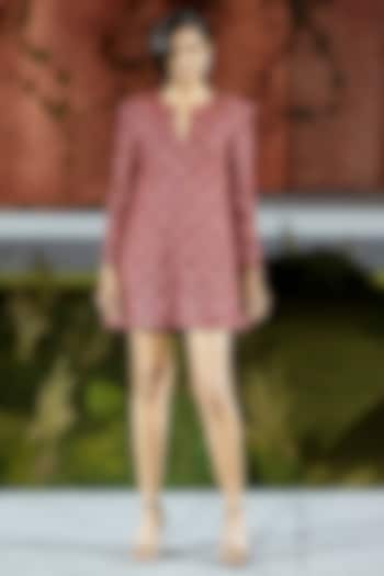 Black & Red Tulle Mini Party Wear Dress by Mishru at Pernia's Pop Up Shop