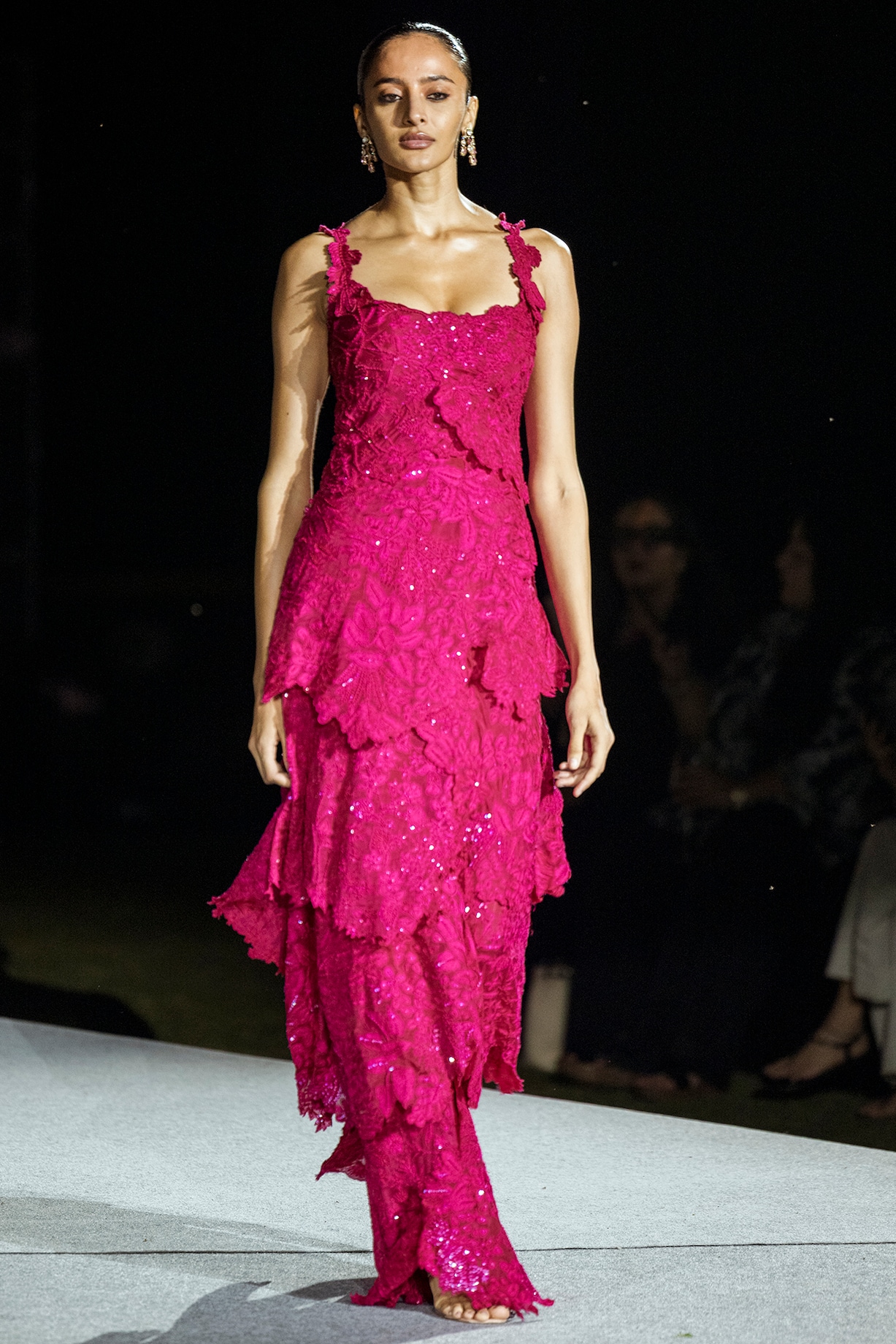 Fuchsia Chiffon Bridal Gown by Mishru at Pernia's Pop Up Shop 2026