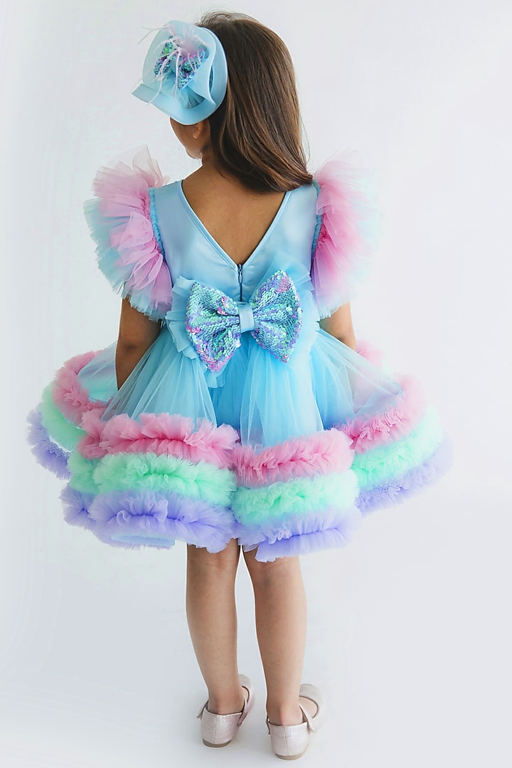 Multi-colored Sequins Dress by MIAKKI KIDS at Pernia's Pop Up Shop