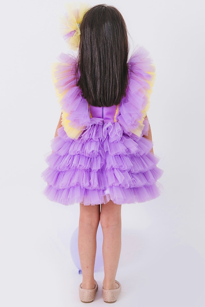 Lavender Net Dress by MIAKKI KIDS at Pernia's Pop Up Shop