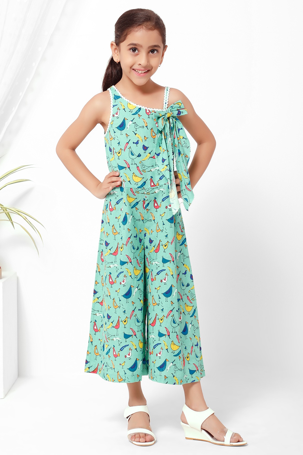 FASHION FLY Floral Print Girls Jumpsuit - Buy FASHION FLY Floral Print Girls  Jumpsuit Online at Best Prices in India | Flipkart.com