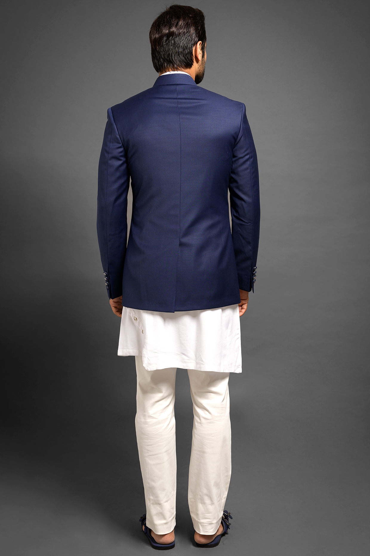 turkish blue jodhpuri suit