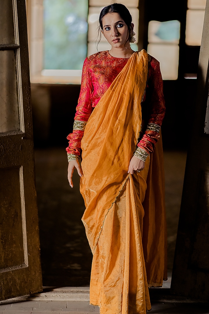 Red Tanchui Blouses by Mimamsaa at Pernia's Pop Up Shop