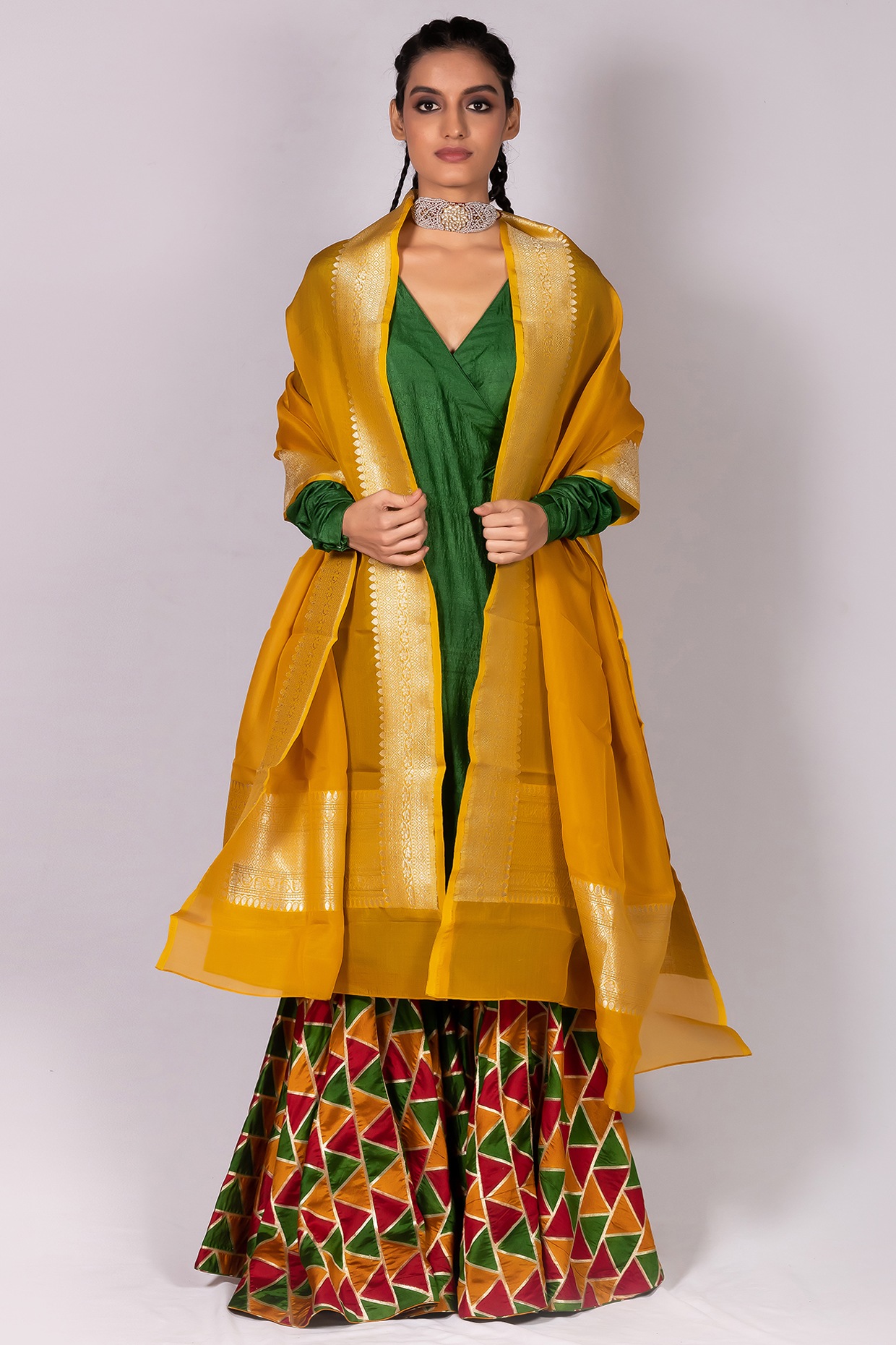 colourful gharara