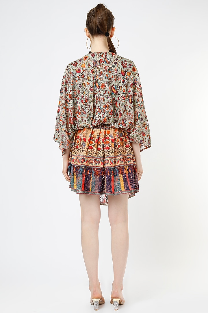 Multi-Colored Jacquard Summer Dress by Mia Magell at Pernia's Pop Up Shop