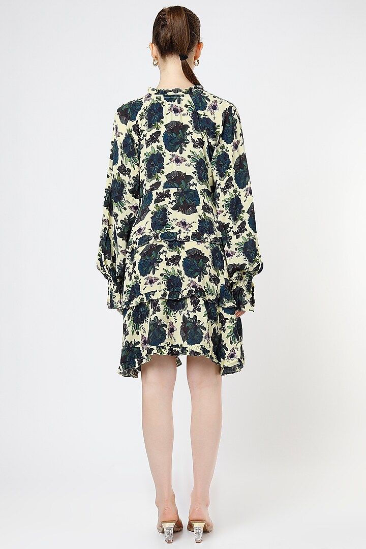 Green Printed Summer Dress by Mia Magell at Pernia's Pop Up Shop