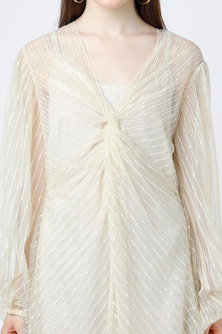 Creme Tulle Vacation Dress by Mia Magell at Pernia's Pop Up Shop