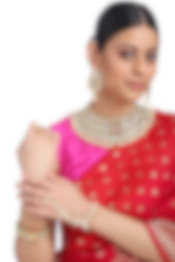 Gold Plated Pearls Necklace Set by Minaki at Pernia's Pop Up Shop