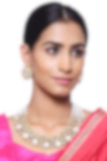 Gold Plated Zircon Necklace Set by Minaki at Pernia's Pop Up Shop