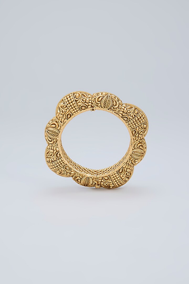 Gold Finish Temple Kada by Minaki at Pernia's Pop Up Shop