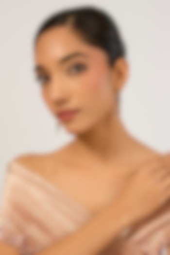 Gold Plated Purple Cubic Zirconia Dangler Earrings by Minaki at Pernia's Pop Up Shop