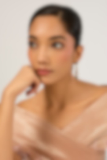 Gold Plated Green Cubic Zirconia Dangler Earrings by Minaki at Pernia's Pop Up Shop