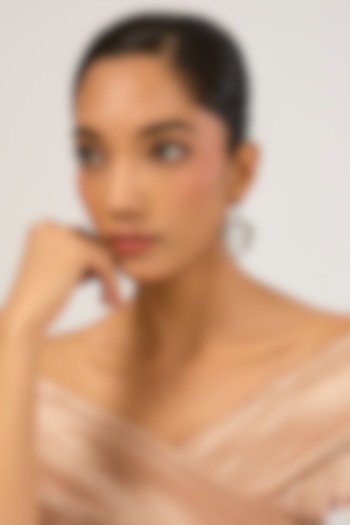 Silver Plated Green Cubic Zirconia Dangler Earrings by Minaki at Pernia's Pop Up Shop