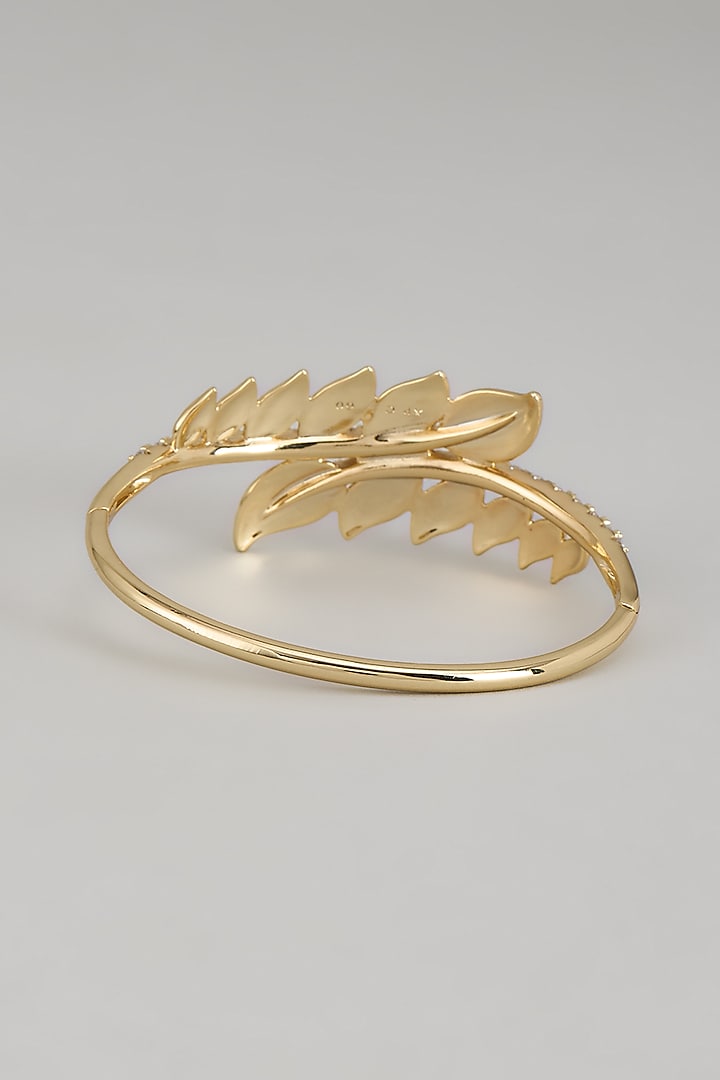 Gold Plated Cubic Zirconia Bracelet by Minaki at Pernia's Pop Up Shop