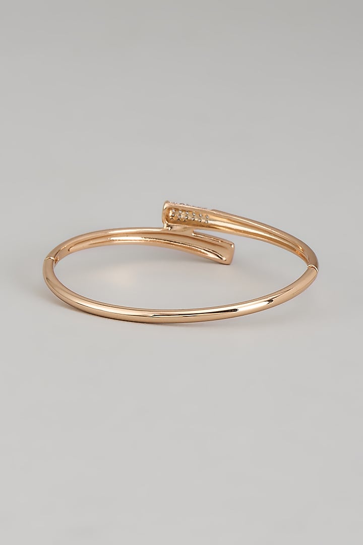 Gold Plated Cubic Zirconia Bracelet by Minaki at Pernia's Pop Up Shop