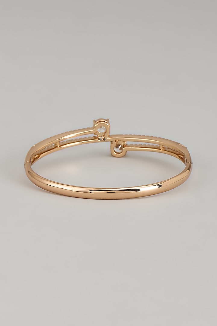 Gold Plated Cubic Zirconia Bracelet by Minaki at Pernia's Pop Up Shop
