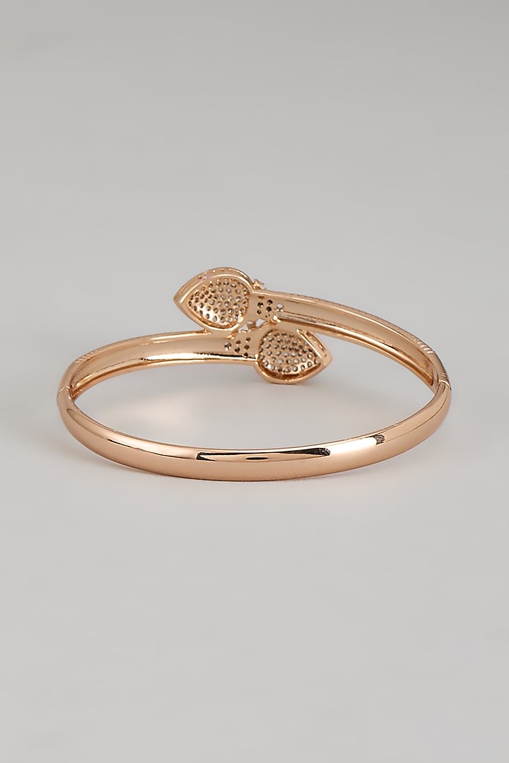 Gold Plated Blue Cubic Zirconia Bracelet by Minaki at Pernia's Pop Up Shop