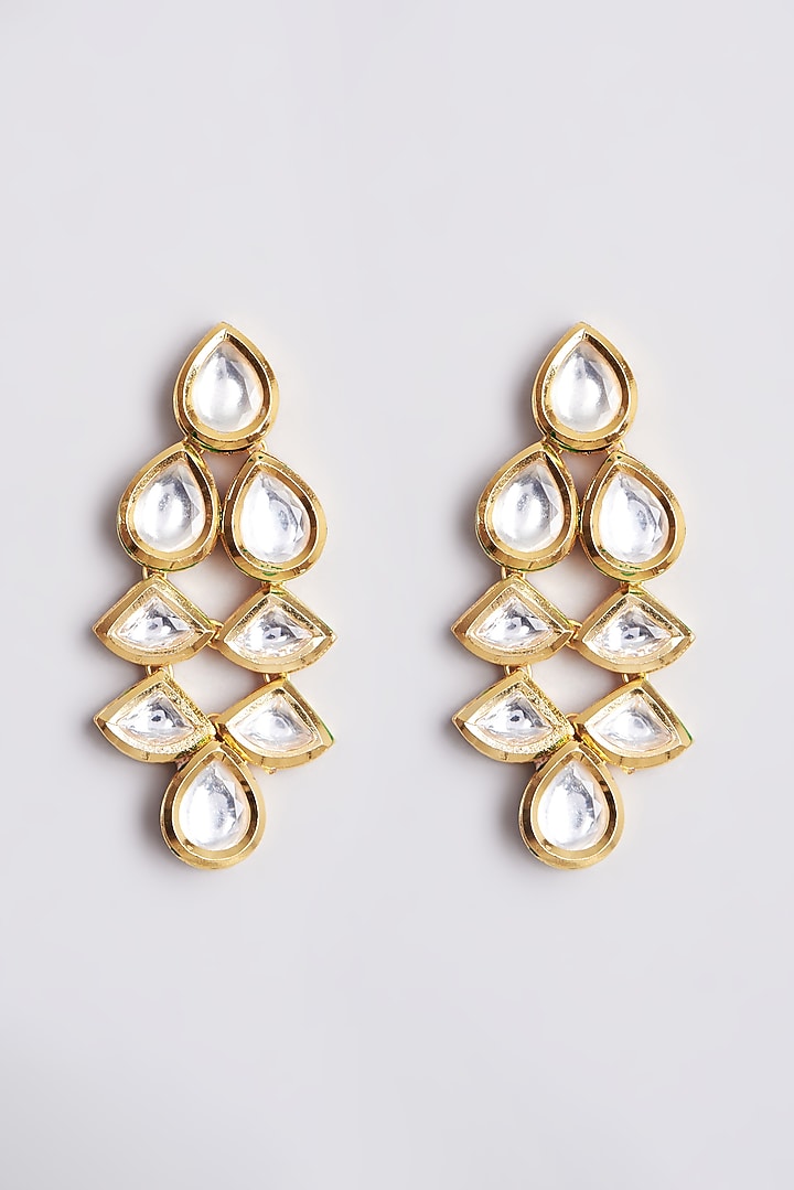 Gold Plated Kundan Polki Choker Necklace Set by Minaki at Pernia's Pop Up Shop