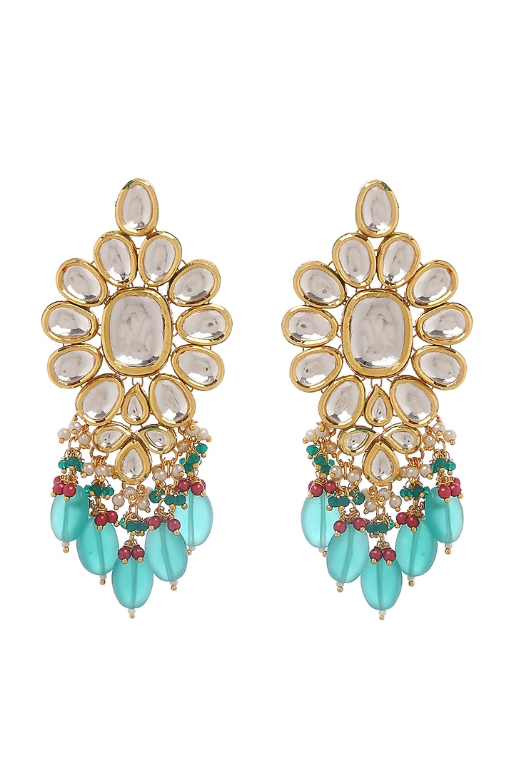 Gold Plated Agate Beads Necklace Set by Minaki at Pernia's Pop Up Shop
