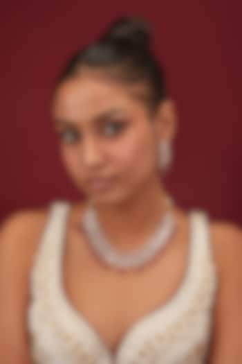 Gold Plated Kundan Polki & Beaded Necklace Set by Minaki at Pernia's Pop Up Shop