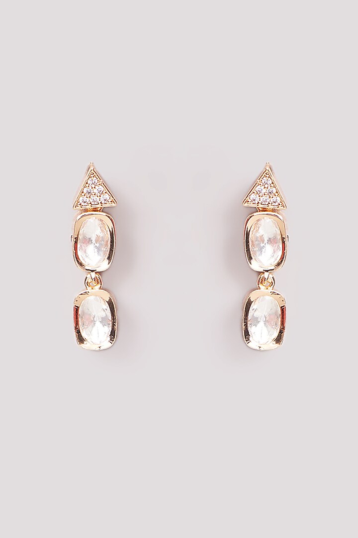 Gold Plated Kundan Polki Necklace Set by Minaki at Pernia's Pop Up Shop