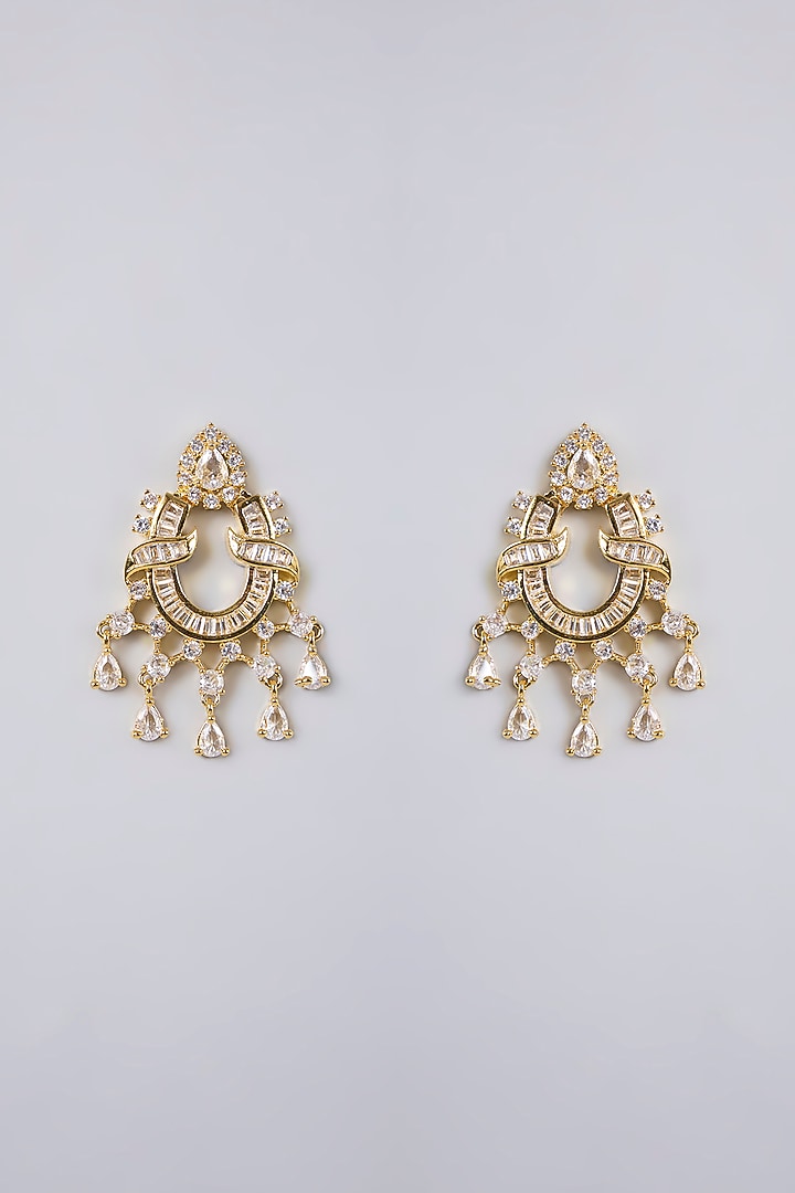 Gold Plated Cubic Zirconia Necklace Set by Minaki at Pernia's Pop Up Shop
