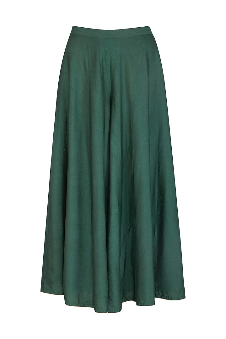 Green Embroidered Angrakha Wedding Anarkali Set by Mint Blush at Pernia's Pop Up Shop