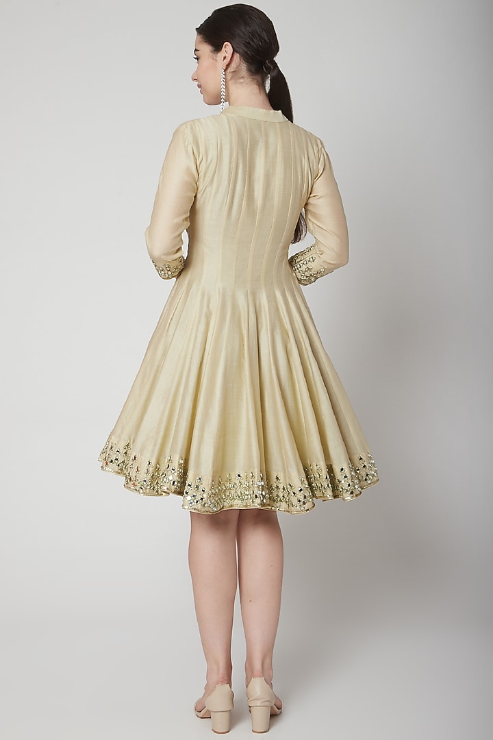 Pastel Green Embroidered Dress by Mint Blush at Pernia's Pop Up Shop