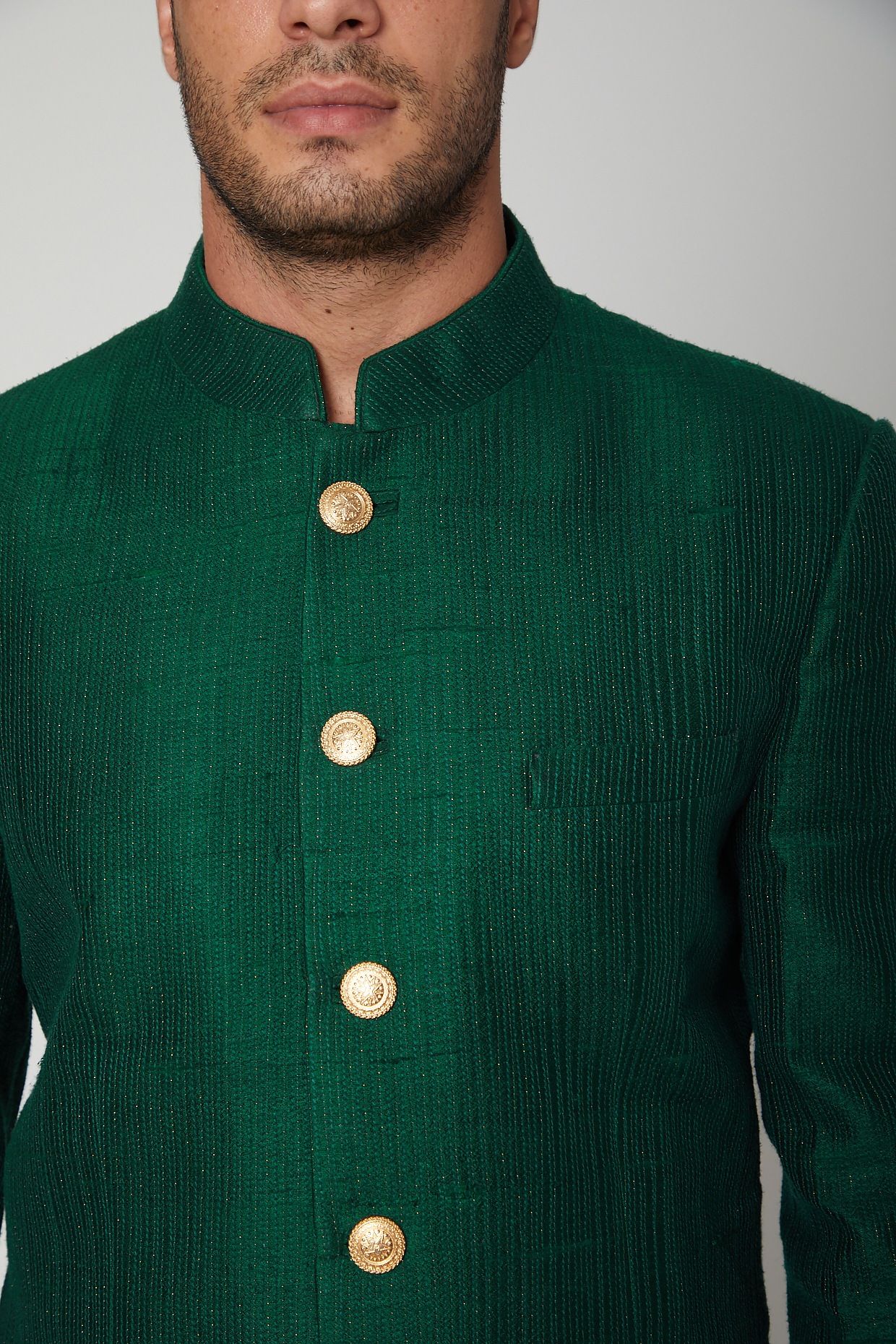 Mens Slim Fit 3 Piece Dark Green Wedding Suit - Paragon Jackets