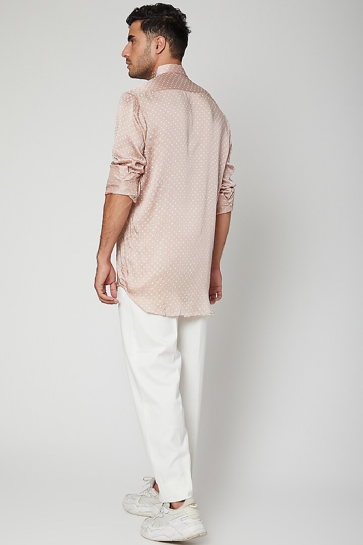Lilac Shirt With Pajama Pants by Mint Blush Men at Pernia's Pop Up Shop