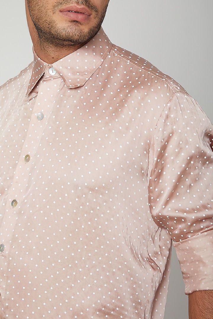 Lilac Shirt With Pajama Pants by Mint Blush Men at Pernia's Pop Up Shop