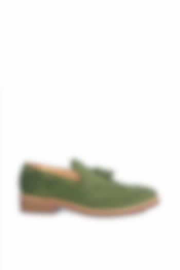 Green Velvet Shoes by MisterSinister